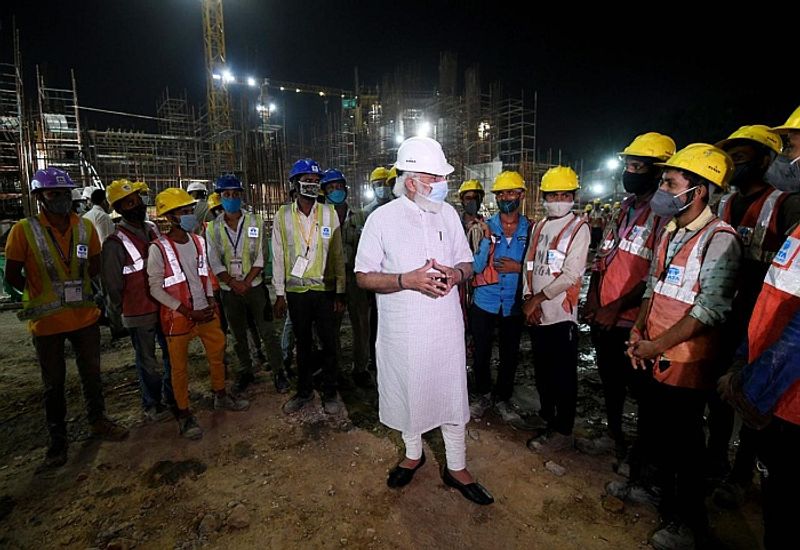 PM Modi visits new Parliament construction at night, reviews progress VPN