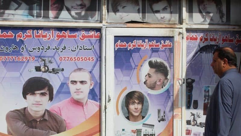 no shaving or trimming beards Taliban order to barbers