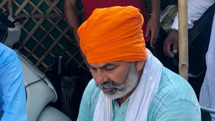 Rakesh Tikait said If there is coercion with the farmers, then tents will set up in the police stations and collectorates Rakesh Tikait said If there is coercion with the farmers, then tents will set up in the police stations and collectorates