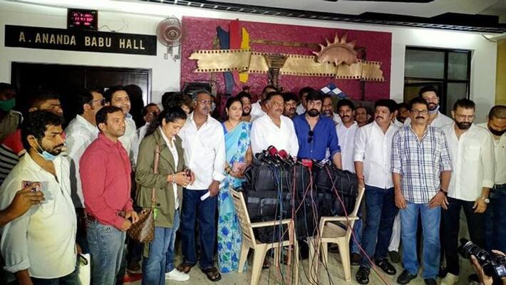 maa elections prakash raj panel submits their nominations says no comments on pawan comments maa elections prakash raj panel submits their nominations says no comments on pawan comments