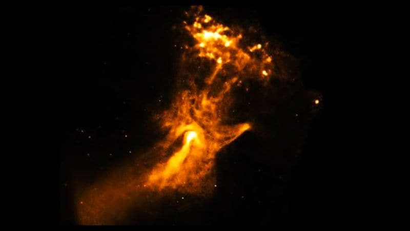 NASA released a picture which is being called the Hand of God on social media