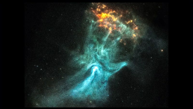 NASA released a picture which is being called the Hand of God on social media
