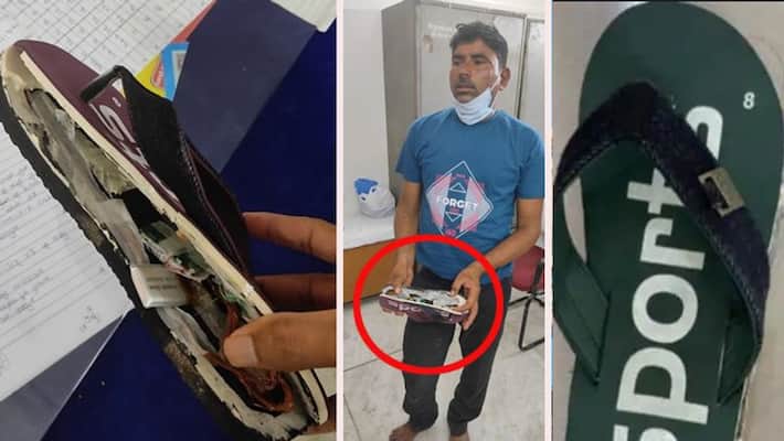 Rajasthan Bluetooth slippers worth Rs 16 lakh used to cheat in REET 2021; 5 arrested-dnm Rajasthan Bluetooth slippers worth Rs 16 lakh used to cheat in REET 2021; 5 arrested-dnm