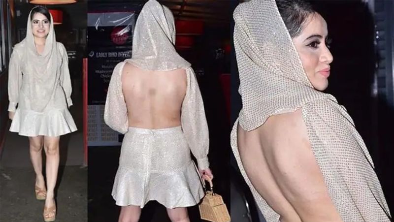 Bigg Boss contestant Urfi Javed gets trolled for her backless dress and showing spots on her back