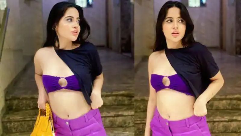 Bigg Boss contestant Urfi Javed gets trolled for her backless dress and showing spots on her back