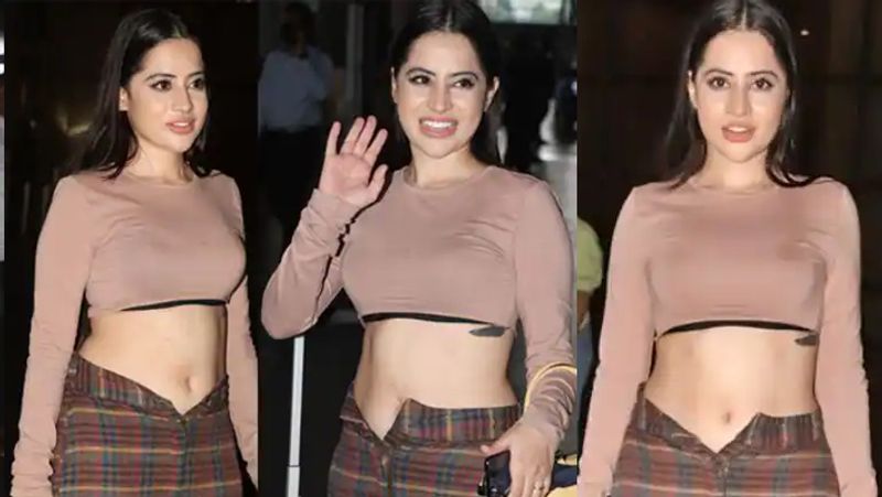 Bigg Boss contestant Urfi Javed gets trolled for her backless dress and showing spots on her back