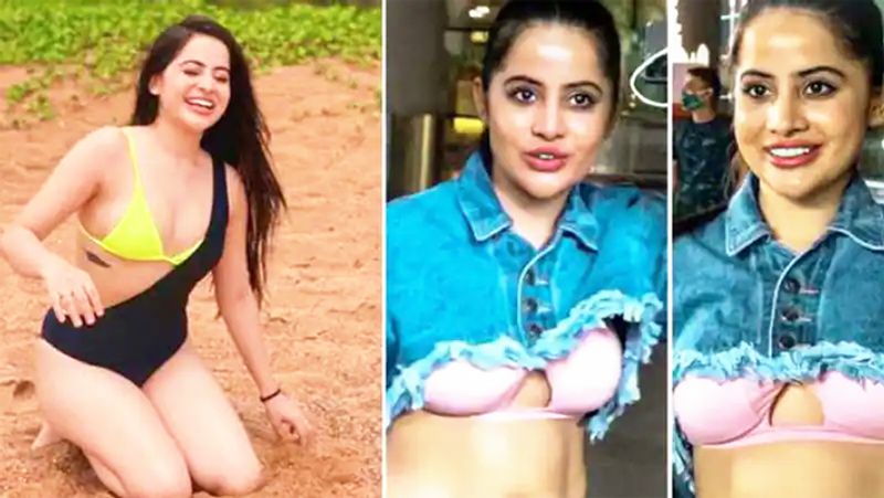 Bigg Boss contestant Urfi Javed gets trolled for her backless dress and showing spots on her back