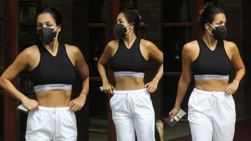 Malaika Arora flaunts her hot figure in half pant got trolled on social media BRD