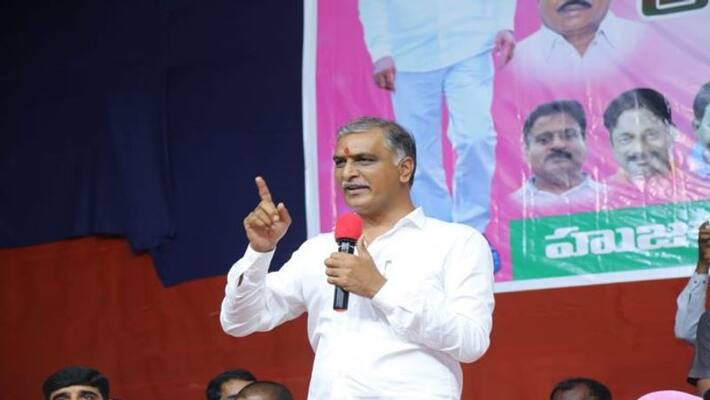 minister harish rao slams bjp leader etela rajender over huzurabad by poll minister harish rao slams bjp leader etela rajender over huzurabad by poll