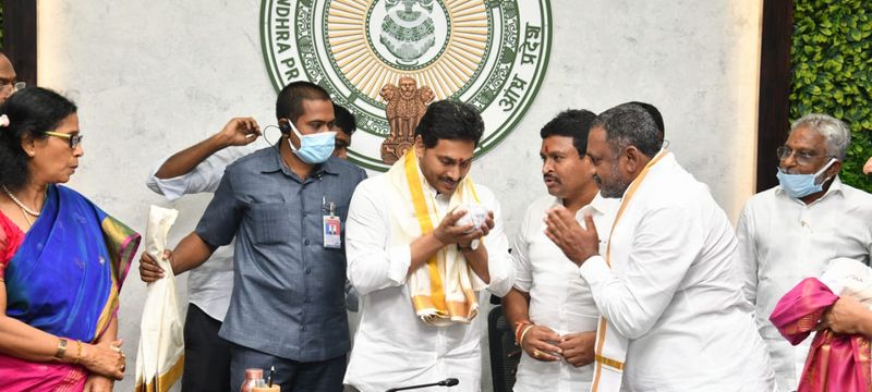 TTD Srisailam vijayawada durga tempe officers meets cm ys jagan