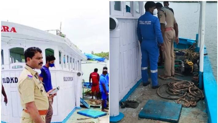 human trafficking suspicious fishing boat seized in haripad human trafficking suspicious fishing boat seized in haripad