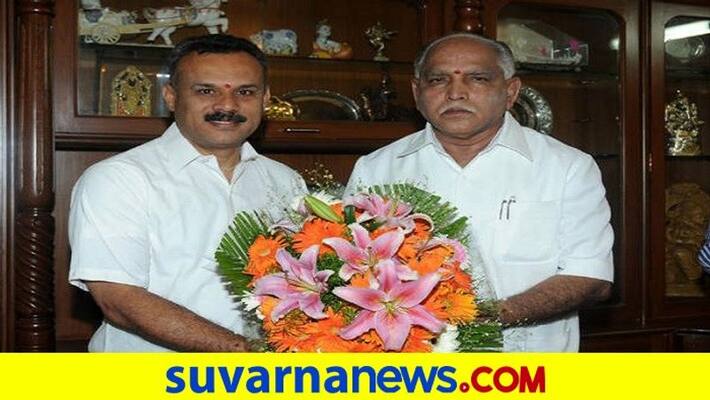 B Suresh Gowda Resigns to Tumakuru District BJP president Post rbj B Suresh Gowda Resigns to Tumakuru District BJP president Post rbj