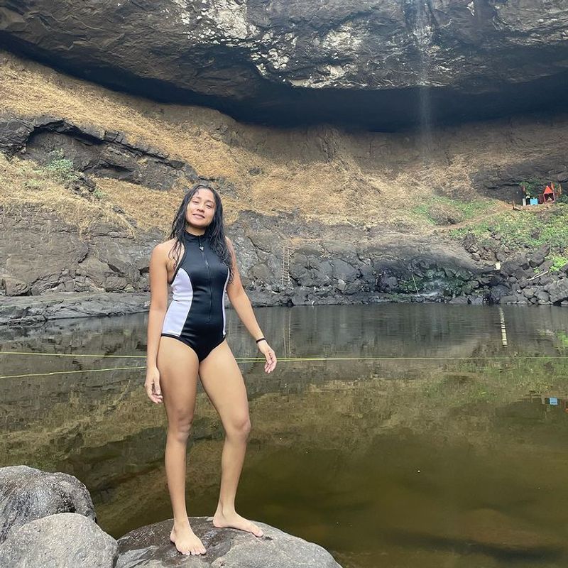 Survivor Aishwarya Krishnan topless poses in a very bold way