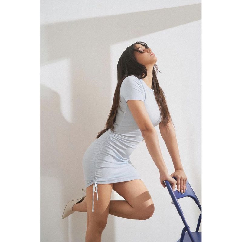 lavanya tripathi sizzles in mini skirt her never ever look goes viral