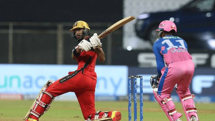 IPL 2021 RR vs RCB Royal Challengers Bangalore loss Devdutt Padikkal wicket IPL 2021 RR vs RCB Royal Challengers Bangalore loss Devdutt Padikkal wicket