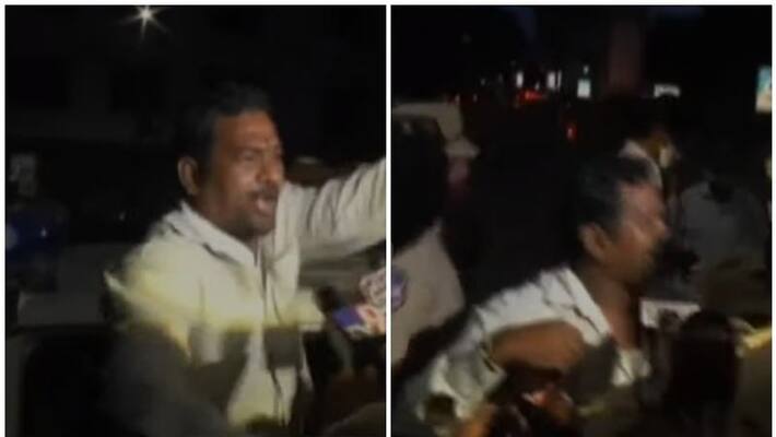 janasena leader arrested after trying to stop posani murali krisha press meet janasena leader arrested after trying to stop posani murali krisha press meet