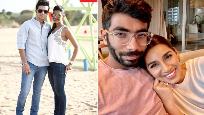 IPL2021 : MI player Jasprit Bumrah's wife sanjana ganesan before and after photos, see here
