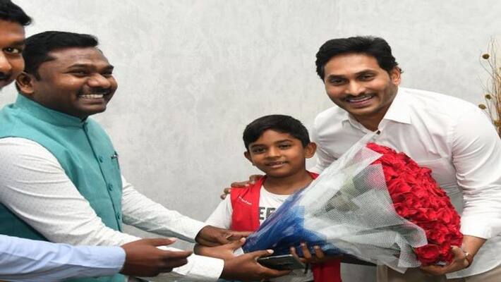 AP CM YS Jagan Appreciates Gandham Bhuvan Jai AP CM YS Jagan Appreciates Gandham Bhuvan Jai