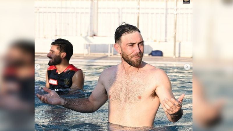 Viral pictures of Virat Kohli AB de Villiers Glenn Maxwell from RCB pool party