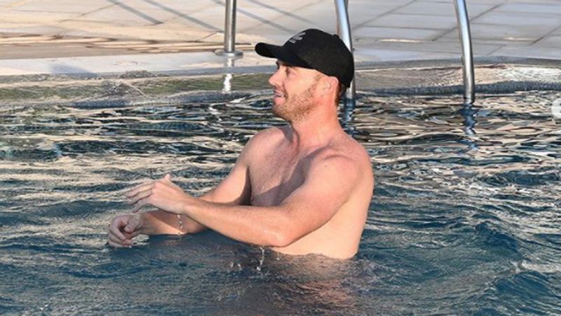 Viral pictures of Virat Kohli AB de Villiers Glenn Maxwell from RCB pool party