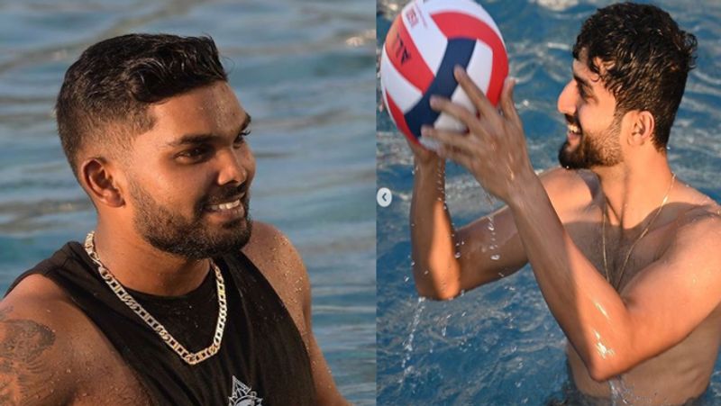 Viral pictures of Virat Kohli AB de Villiers Glenn Maxwell from RCB pool party