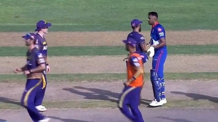 IPL 2021 Watch Video R Ashwin involved in heated exchange with Tim Southee IPL 2021 Watch Video R Ashwin involved in heated exchange with Tim Southee