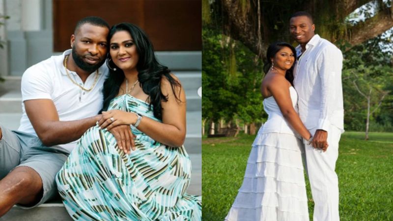 IPL 2021, Rohit Sharma-s team Mumbai Indians star Kieron Pollard and his wife Jenna Ali hot images spb