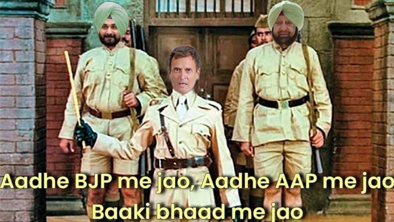 Viral memes on social media on discord in Punjab Congress and the joining of Kanhaiya Kumar and Jignesh