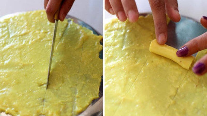 Recipe : try this easy and quick khandvi dish in microwave