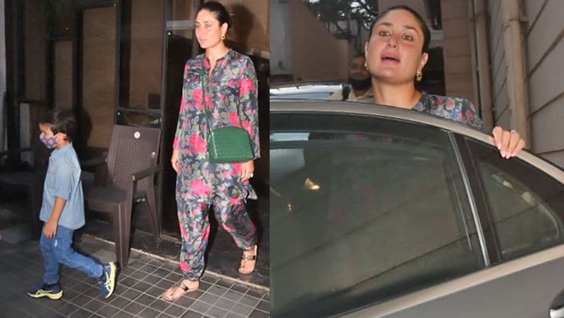 Kareena Kapoor spotted with son Jeh, actress looked tensed