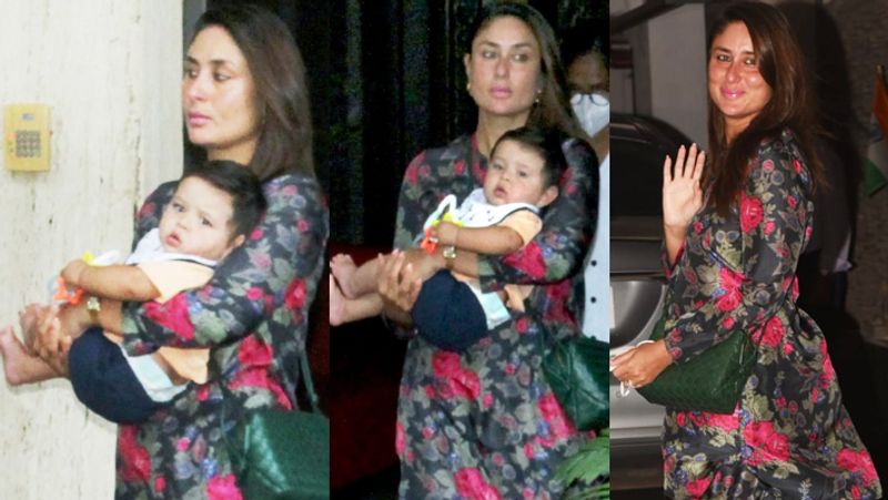 Kareena Kapoor spotted with son Jeh, actress looked tensed