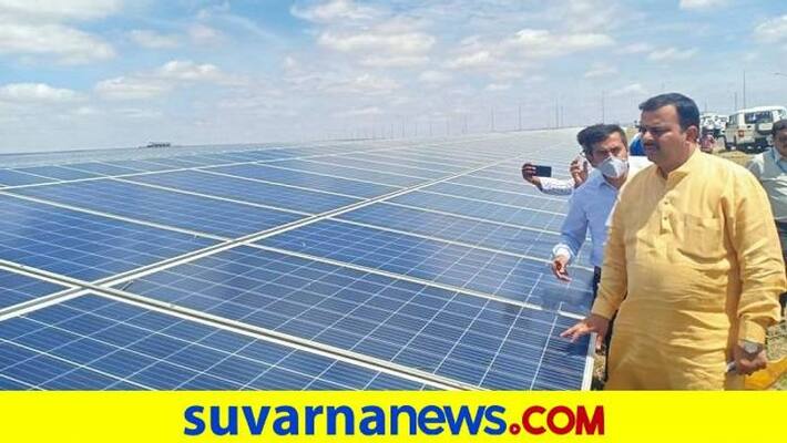 Priority for the welfare of Farmers Who Given Land to Solar Park Says Sunil Kumar grg Priority for the welfare of Farmers Who Given Land to Solar Park Says Sunil Kumar grg