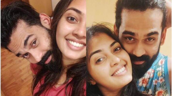 Actress Mridula Vijay with a picture and a note with actor Yuva Krishna Actress Mridula Vijay with a picture and a note with actor Yuva Krishna