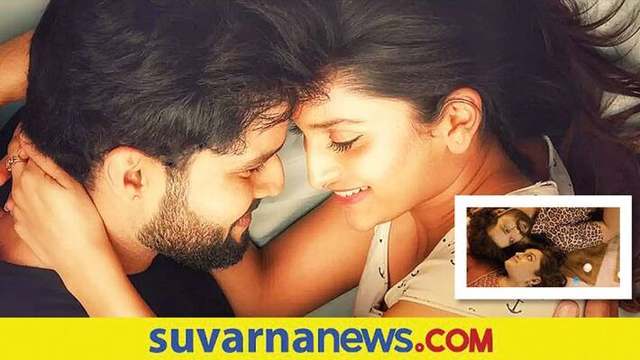 Suraj Gowda Dhanya Ramkumar Ninna Sanihake film Olavaagidhe song release vcs Suraj Gowda Dhanya Ramkumar Ninna Sanihake film Olavaagidhe song release vcs