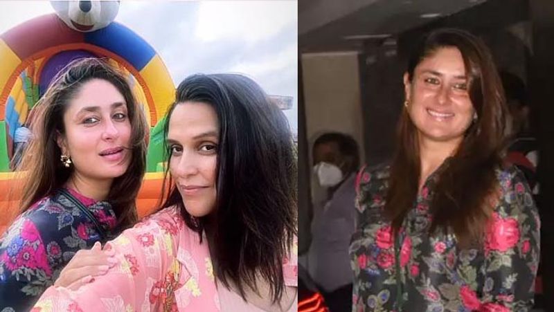 kareena kapoor seen without makeup at sister in laws soha ali khan daughter inaaya khemu birthday bash