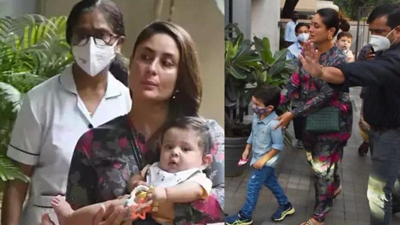 kareena kapoor seen without makeup at sister in laws soha ali khan daughter inaaya khemu birthday bash