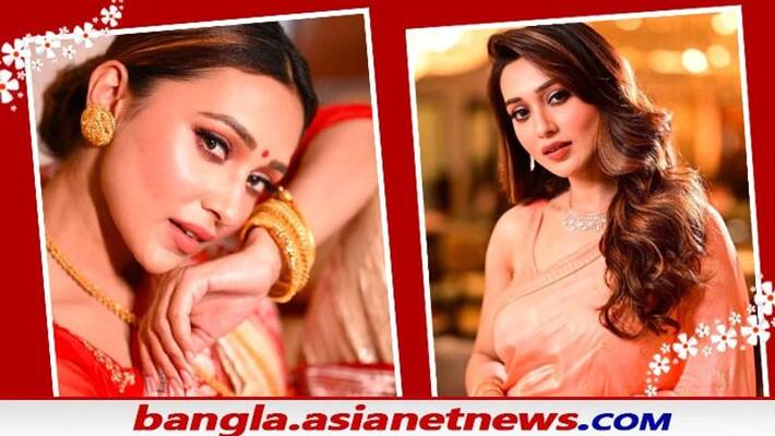 mimi chakraborty puja dairy from dhunachi dance to house puja bjc mimi chakraborty puja dairy from dhunachi dance to house puja bjc