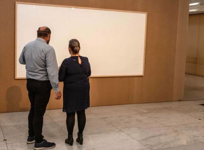 Kunston Museum of Modern Art Show Controversy over art work named take the money and run