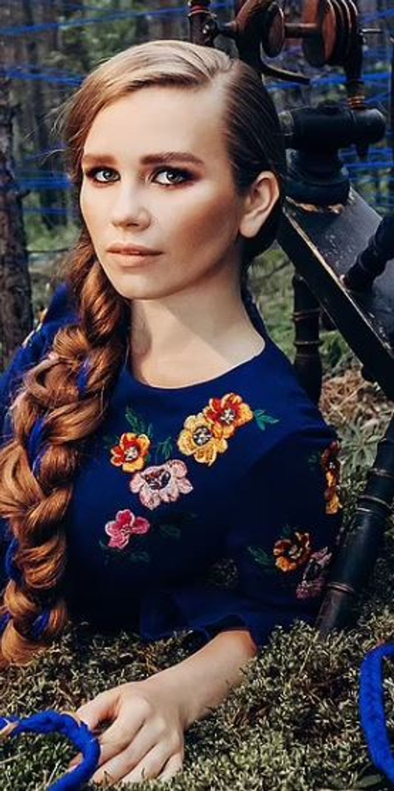 Russian woman who hasn't cut her hair for 23 years