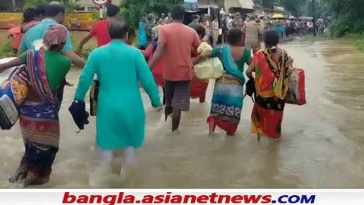Mamata Banerjee visits flood victims in today Nabanna has given statistics on the damage by Flood RTB Mamata Banerjee visits flood victims in today Nabanna has given statistics on the damage by Flood RTB