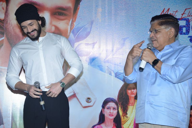 akhil akkineni starer most eligible bachelor pre release event