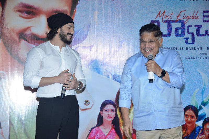 akhil akkineni starer most eligible bachelor pre release event