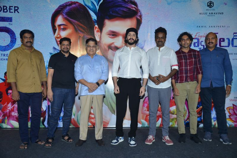 akhil akkineni starer most eligible bachelor pre release event