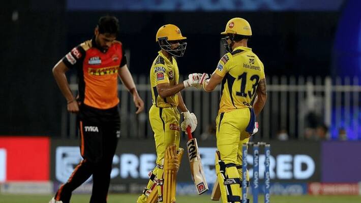 CSK beat SRH by 6 wickets in 2nd leg of IPL 2021 at UAE spb CSK beat SRH by 6 wickets in 2nd leg of IPL 2021 at UAE spb