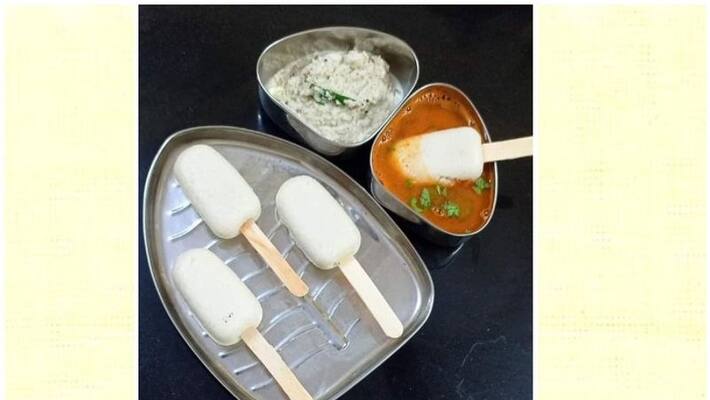 This Viral Photo of Idli Ice Cream Stick Dipped in Sambhar is Making Internet divided This Viral Photo of Idli Ice Cream Stick Dipped in Sambhar is Making Internet divided