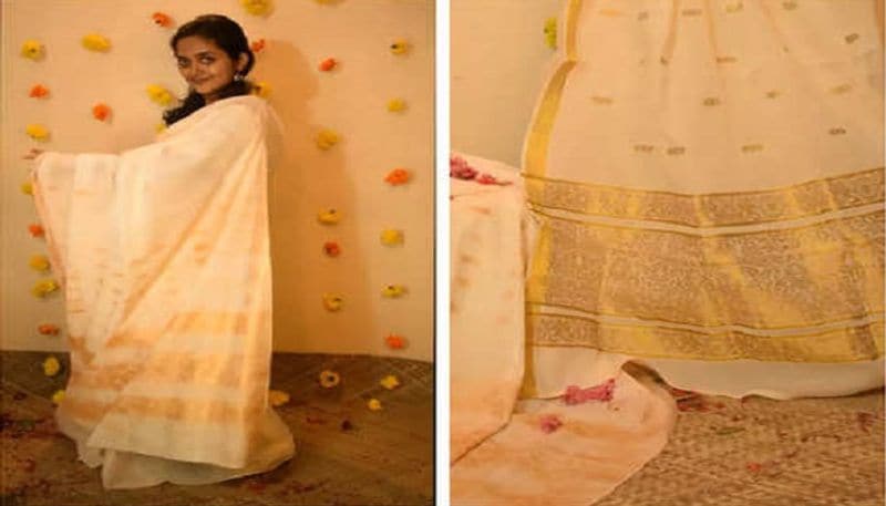 Home baker creates world's first edible saree
