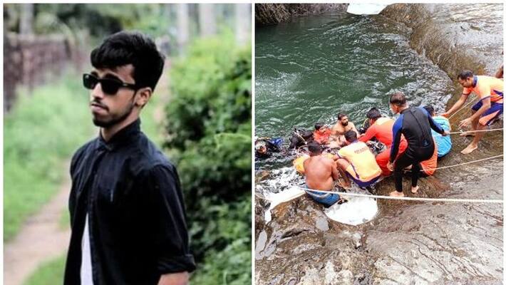 young man dead body found at kozhikode waterfalls young man dead body found at kozhikode waterfalls