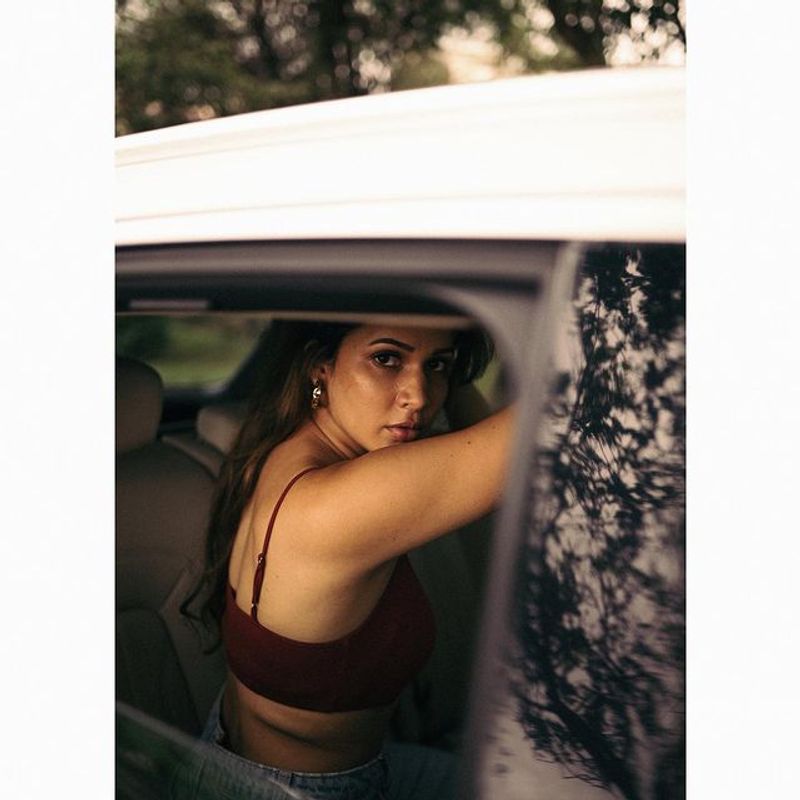 Lavanya Tripathi photoshoot in car is so hot, crazy viral in social media