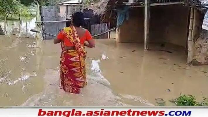 Rising river water have created flood situation in East Burdwan RTB Rising river water have created flood situation in East Burdwan RTB