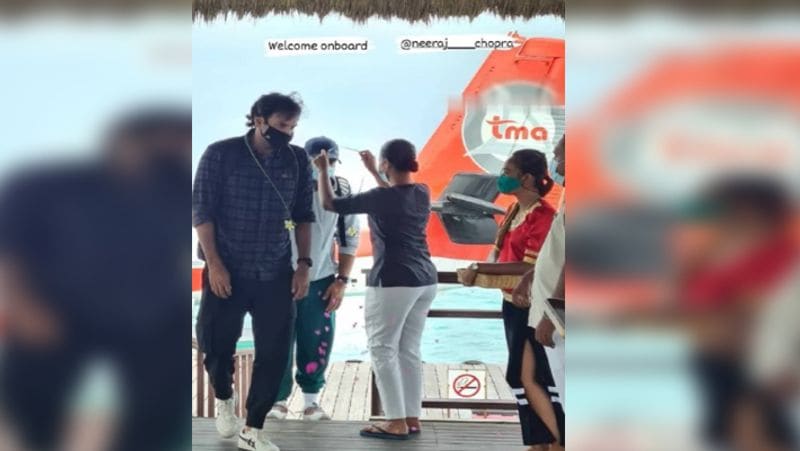 Golden boy neeraj chopra reached Maldives for vacation, shares images